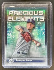 2023 Bowman Platinum Spencer Jones Precious Elements #PE-15 Yankees