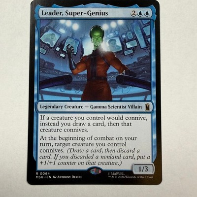 Leader, Super-Genius 64 NM Marvel Super Heroes MTG
