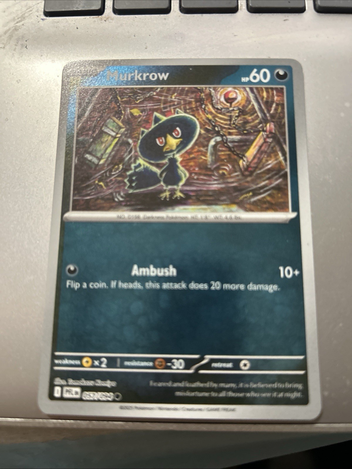 Murkrow 057/094 : Phantasmal Flames Reverse Holo