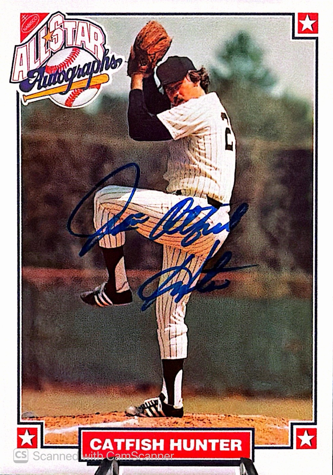 1993 Nabisco All-Star Autographs - Catfish Hunter (AU)