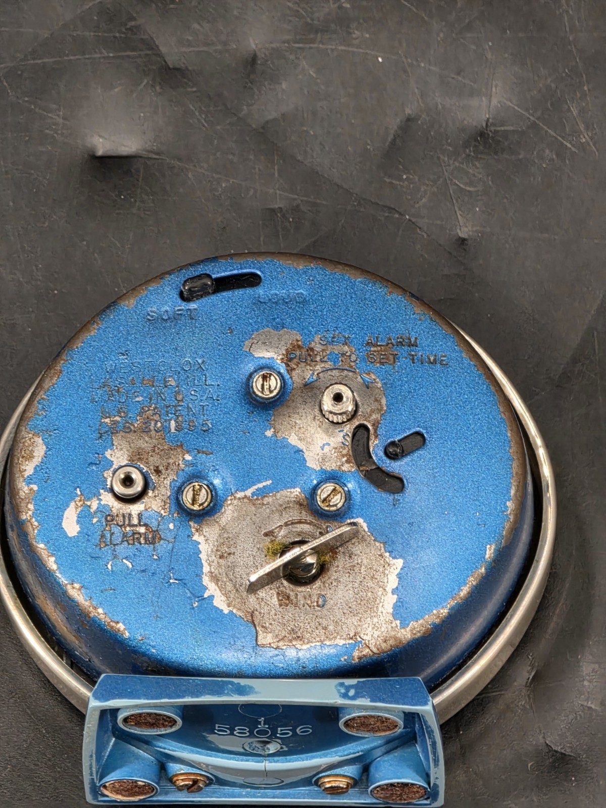 Vintage Westclox Baby Ben Wind-Up Alarm Clock- Made In USA - LaSalle, Illinois