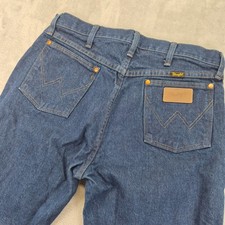Wrangler Cowboy Cut Jeans Mens 33x32 Dark Wash 13MWZPW Rigid Straight Classic