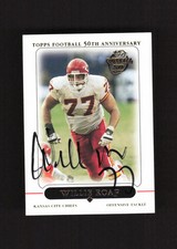 Willie Roaf Autograph Signed 2006 Topps Kansas City Chiefs
