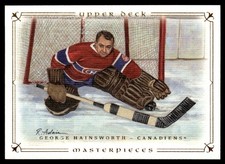 2008-09 Upper Deck Masterpieces George Hainsworth Montreal Canadiens #30