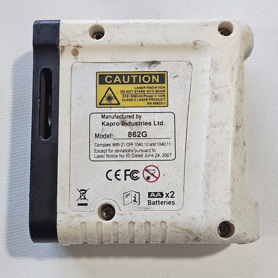 Láser autonivelante Kapro 862G PROLASER verde 2 haces magnético usado probado funciona Foto 2 de 3