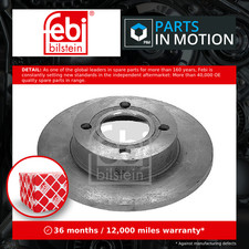 2x Brake Discs Pair Solid fits AUDI 80 S2 B4 2.2 Rear 93 to 95 ABY 245mm Set New