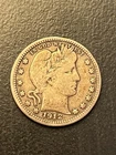 1912 Barber Quarter - 90% silver 25c - Fine