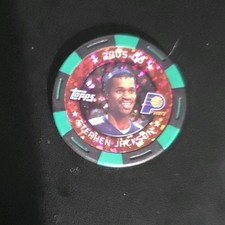 2005-06 Topps NBA Poker Chip #066/199 Stephen Jackson Indiana Pacers NrMINT!!