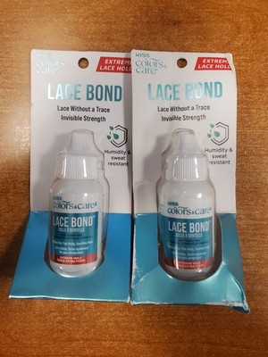 2 Pack: KISS Color Care Wig Lace Bond Invisible Extreme Hold E7C