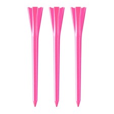 Izzo Plastic Golf Tees (100 Pack) 3.25 Inches Neon Pink