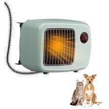 600W Dog House Heater,Anti-Bite Cord Heated Dog House,Wall-Mounted Dog green
