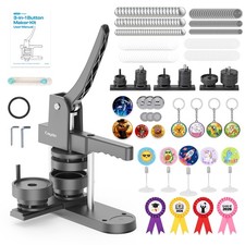 Button Maker Machine Multiple Sizes, 1 1.25 2.25 Inch Pin Maker Machine Kit, ...