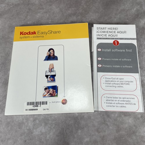 Kodak EashyShare C340 Digital Camera w/ Printer Dock Plus + Accessories, SD Card - Picture 12 of 21