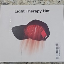Light Therapy LED Hat Cap for Head - Black LED Light Therapy Cap Hat