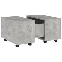 Couchtisch Betongrau 60X60X38 Cm Holzwerkstoff