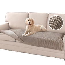 Chenille Dog Bed Cover Thick Large Couch Cover for Dogs Washable Pet Sofa Cov...