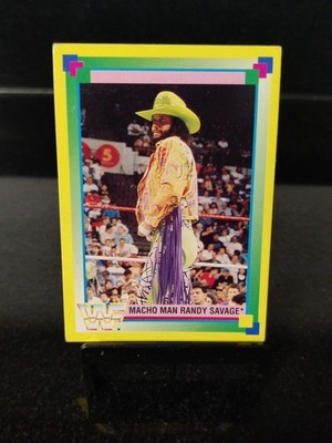 1993 WWF Merlin Italian Macho Man Randy Savage #37 - hasbro ljn titan sports 
