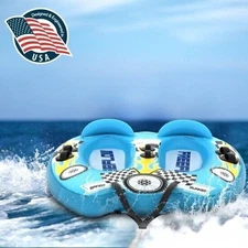 SereneLife 2 Person Towable Tube, Inflatable, 420D Nylon/PU Coating SLTOWBL10