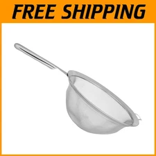 10" Double Mesh Strainer, Stainless Steel