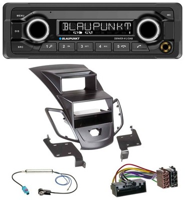 Blaupunkt Bluetooth DAB MP3 USB Autoradio für Ford Fiesta 10-17 Display schwarz