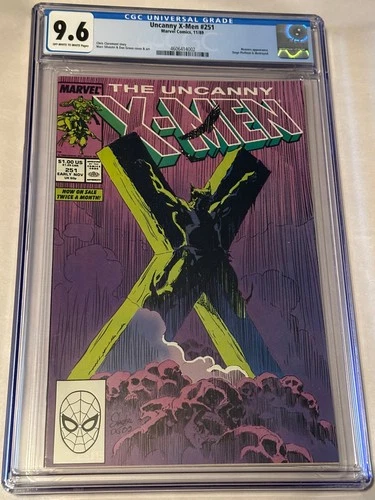 Uncanny X-Men #251 CGC Graded 9.6 Marvel Comics 1989 Vintage Comic Book