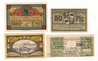 #A1533 Lot of four German Notes notgeld & Weimar Republic bond Coupon 1920-1922 — photo 1