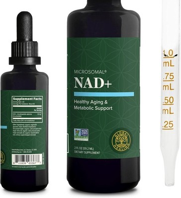 Global Healing Center Microsomal NAD+ - 2 fl oz - 11/2027