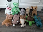 Vintage TY Beanie Baby Lot Of 10, No Hang Tags, Tush Tags Only