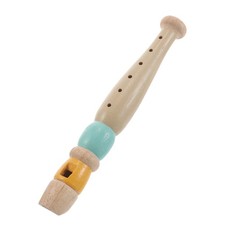Children's Wooden Picflute Fingering Recorder Musical Instrument Toy