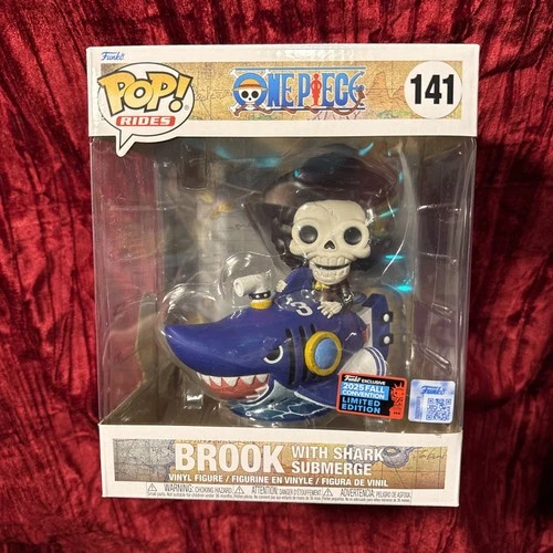 Funko Pop! Rides One Piece Brook With Shark Submerge NYCC 2025 Shared Sticker