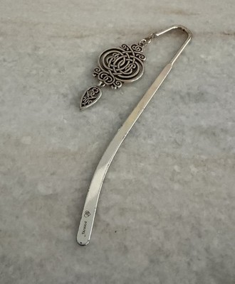 Brighton Silver Scrolled Metal Bookmark 