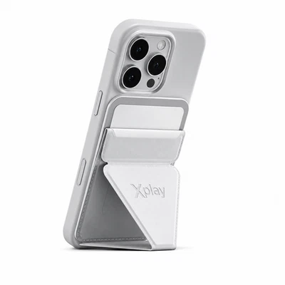 MagSafe Wallet mit Standfunktion für iPhone – Ultradünner Kartenhalter aus Leder - Bild 1 von 4
