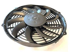  30100435 10'' Low-Profile Radiator Puller Fan Curved Blades 12 Volt 847 cfm 