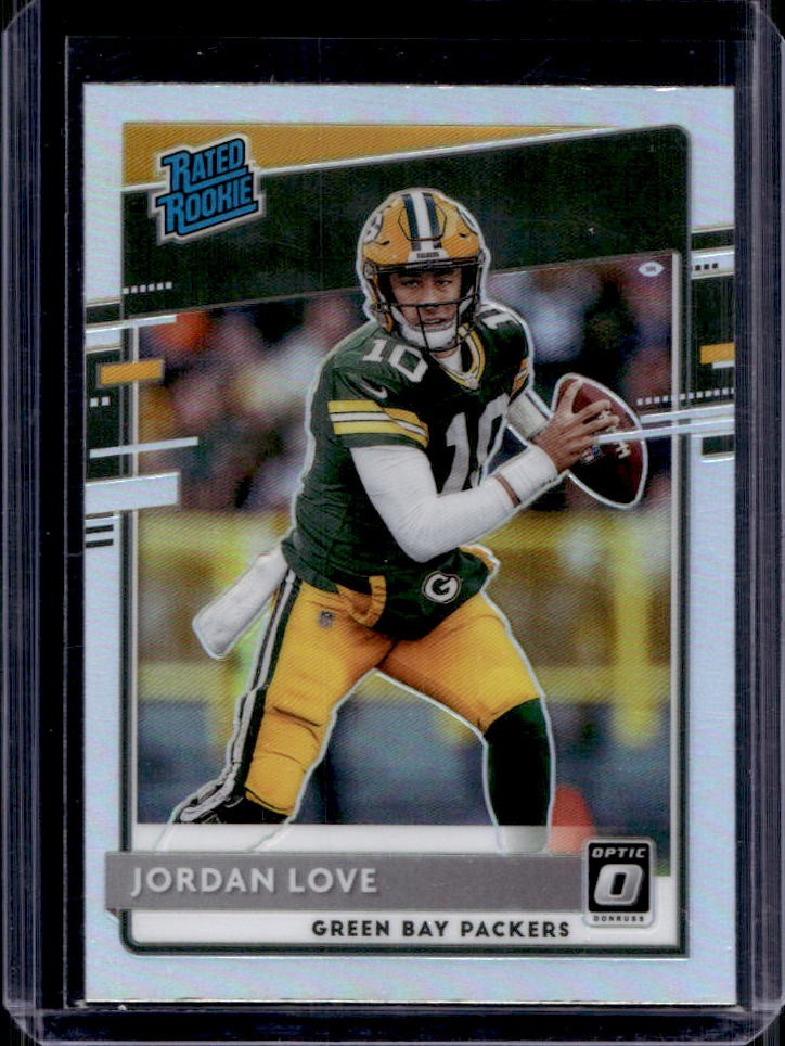 2020 Donruss Optic Jordan Love Holo Prizm Rookie RC #154 Packers