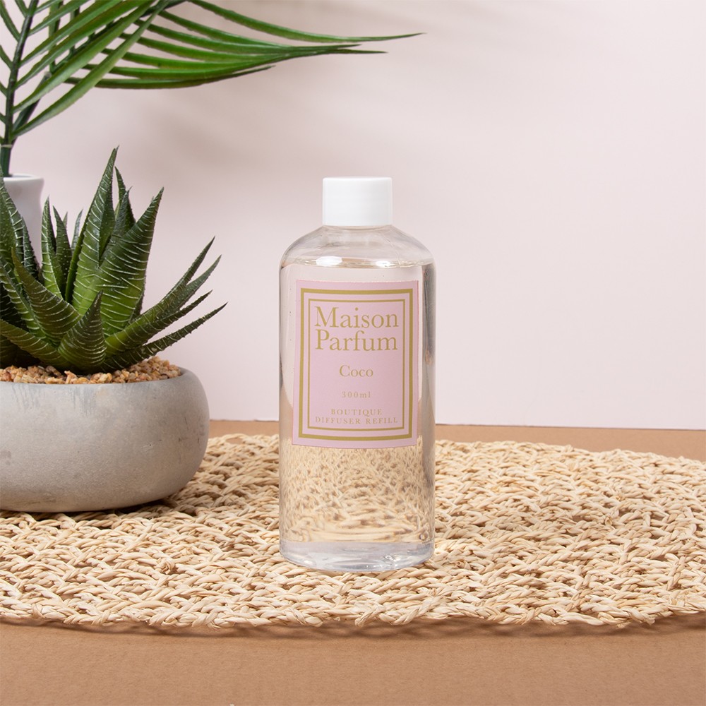 Coco Reed Diffuser Refill 300ml Oil Air Freshener Luxury Scent Aroma Scents