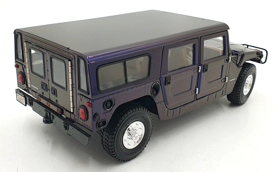 Exoto 1/18 Scale Diecast DC24124L - Hummer Humvee - Standox Purple - Image 2 of 4