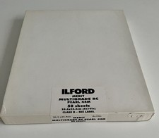 Vintage Ilford Multigrade RC Pearl 8x10 Photo Paper 50s Unopened Lumen Art