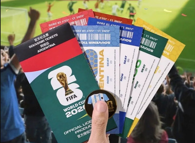 Official FIFA World Cup 2026 11 Countries Team Fridge Magnet Souvenir Ticket Set