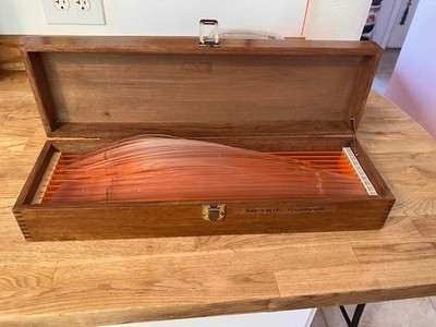 Vintage Metric Curve Set Engineering Drafting Tools-54 Curves