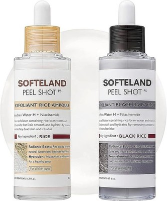 Peel Shot Glow Reisampulle Duo, 2025 Upgrade Black and White Reispeeling