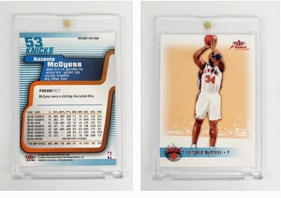 RARE SSP /10 DECADE EDITION PARALLEL 2003-04 Fleer Focus ANTONIO MCDYESS KNICKS 
