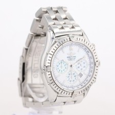 Breitling Shadow Flyback White Mother of Pearl Dial Automatic Men's Wristwatch 2