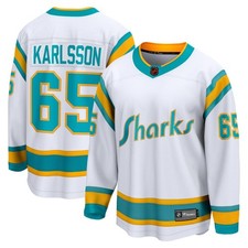 Fanatics San Jose Sharks #65 Erik Karlsson Special Edition 2.0 Breakaway Jersey