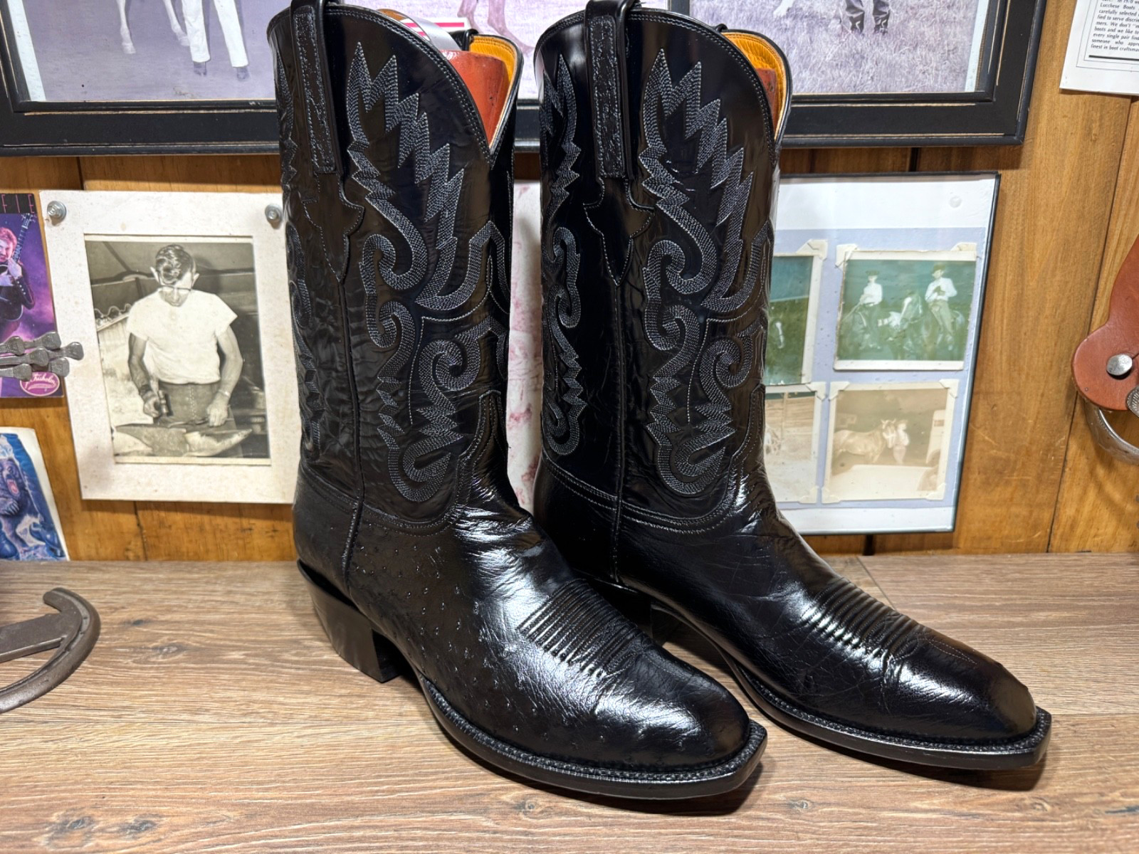 LUCCHESE CLASSICS EXCELLENT CONDITION EXOTIC OSTR… - image 8