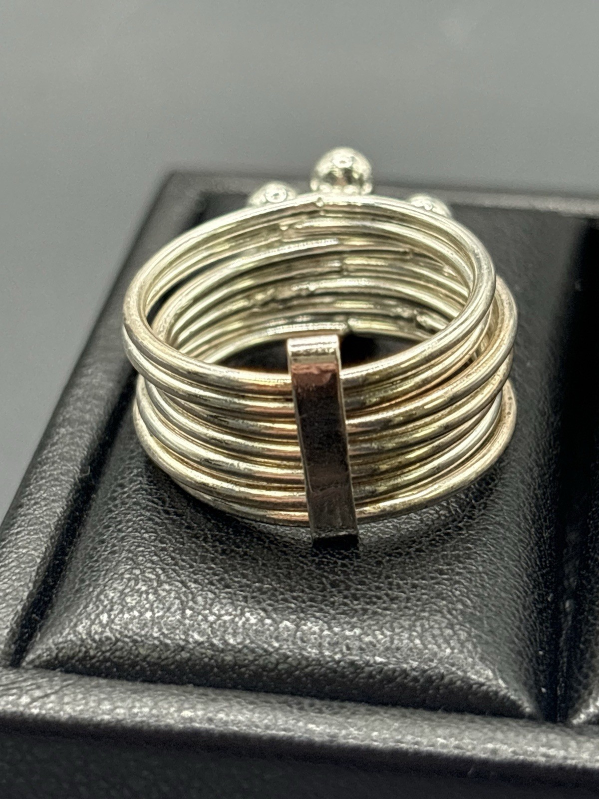 EUC Sterling Silver Stacking Ring Set 7 Grams Siz… - image 4