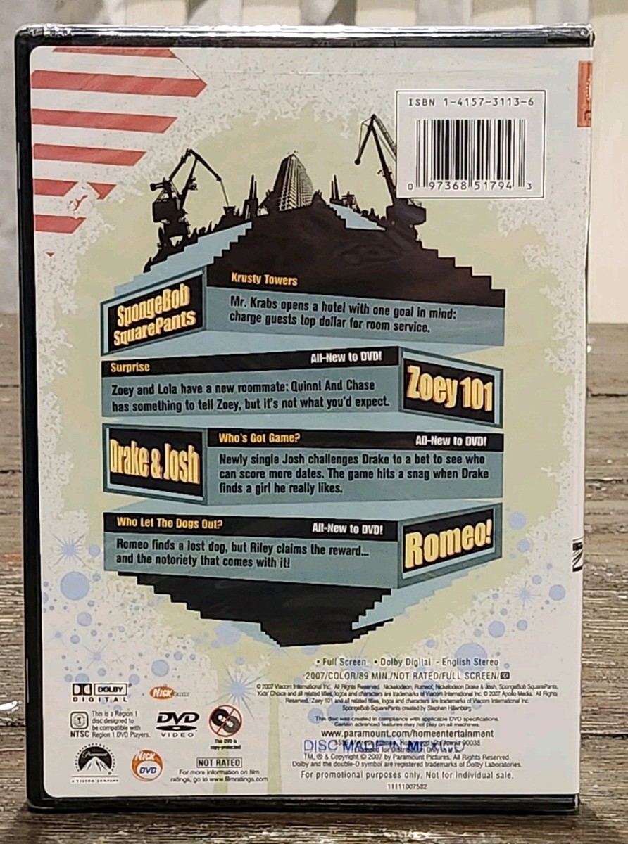 Nickelodeon Kids' Choice Winners Collection DVD Spongebob Drake