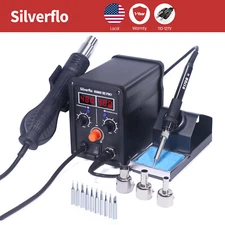 780W Soldering iron Hot Air Gun Welding Station 2 in 1 Soldering Tool kit