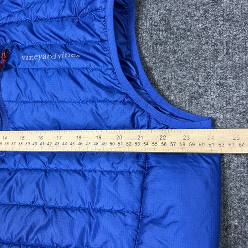 Vineyard Vines Puffer Vest Mens Large Blue Performance Lightweight Quilted - Picture 6 of 11