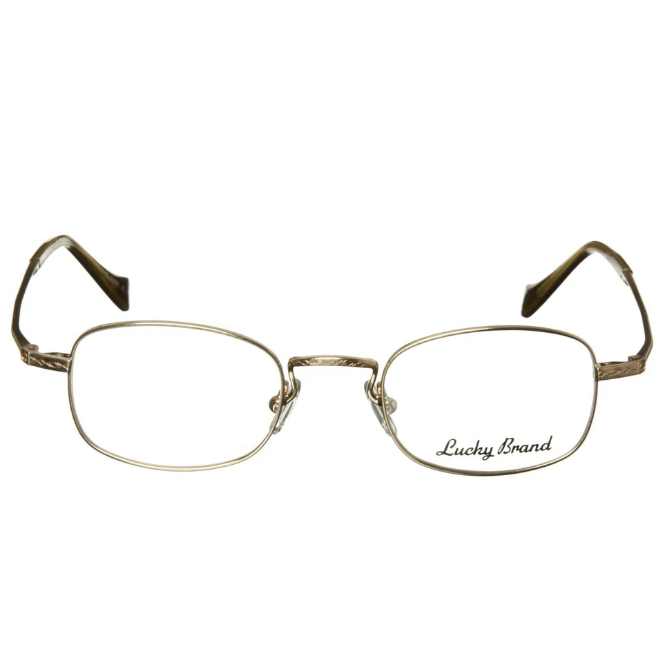 Lote de 275 marcos ópticos "Lucky Brand" millas oro cepillado Foto 2 de 4