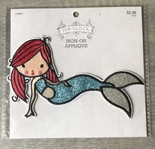 Sew-Ology Iron-on Applique Mermaid